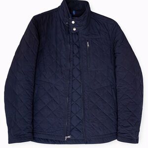 Banana Republic Mens Navy Quilted Lightweight Jacket